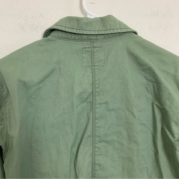 Oshkosh Girls Size 14 Button Front Shirt Shacket Jacket Embroidered Butterfly - Picture 10 of 12